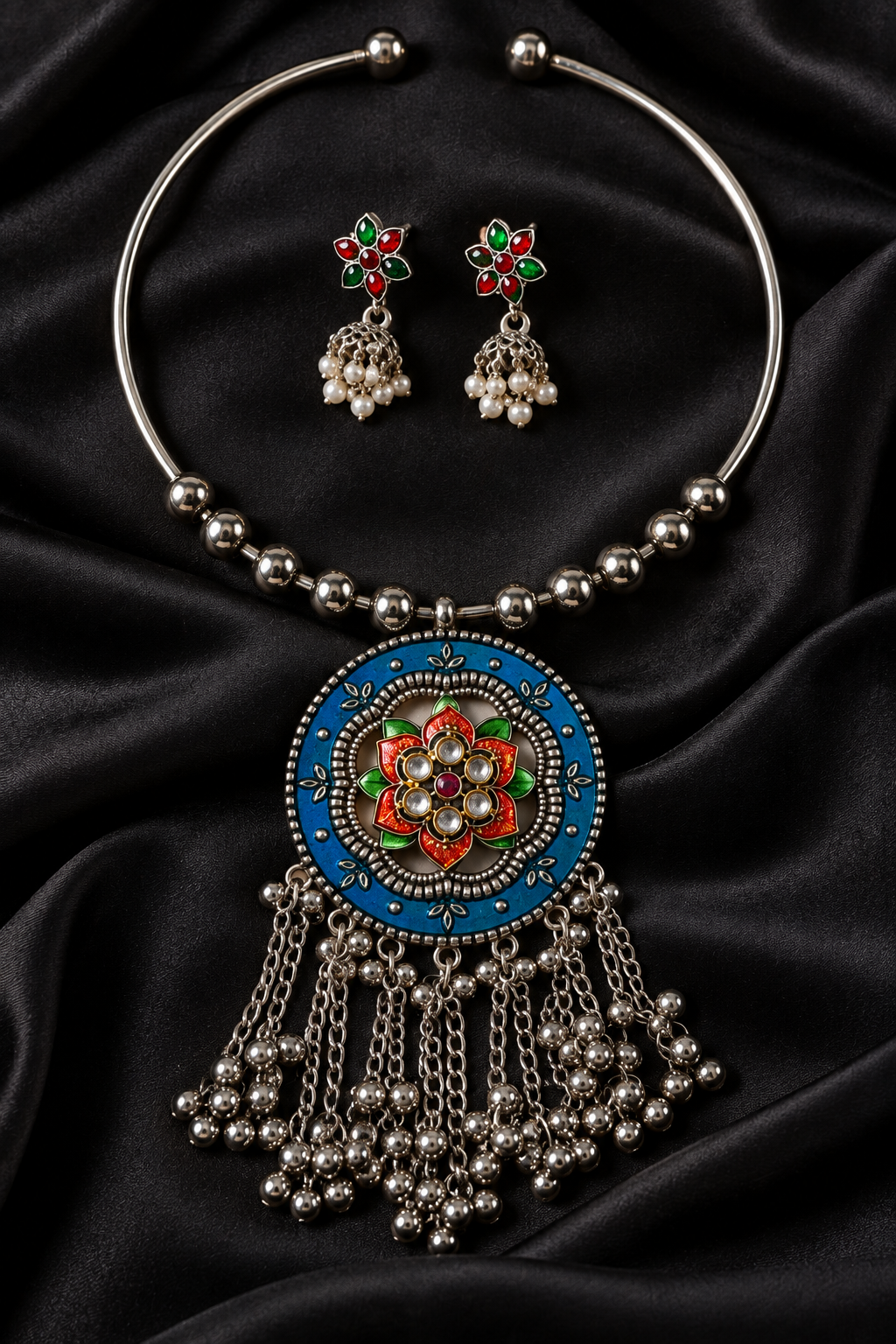 Tribal Design Oxidised Hasli