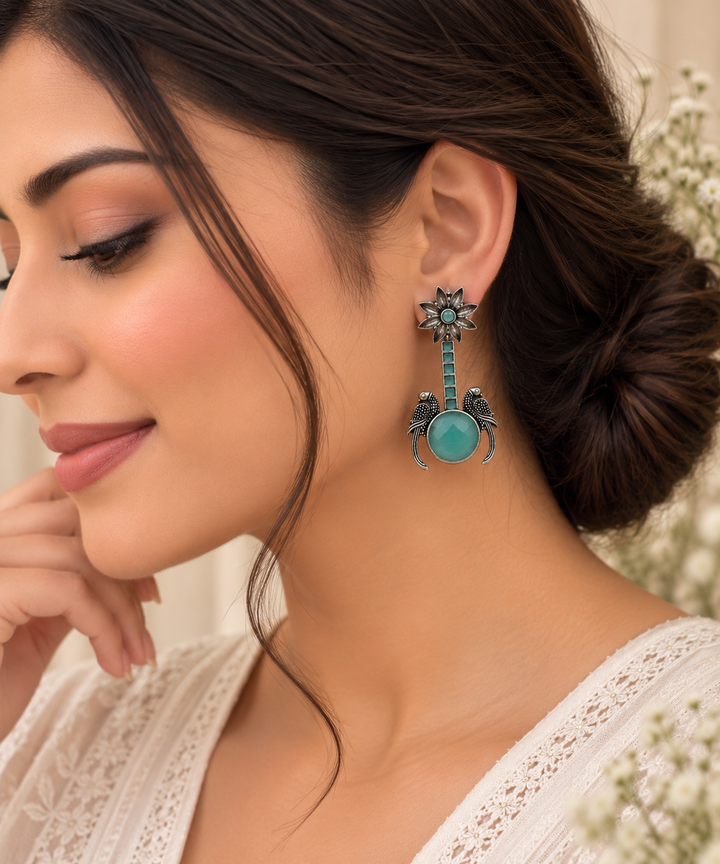 Jungi Oxidised Earrings