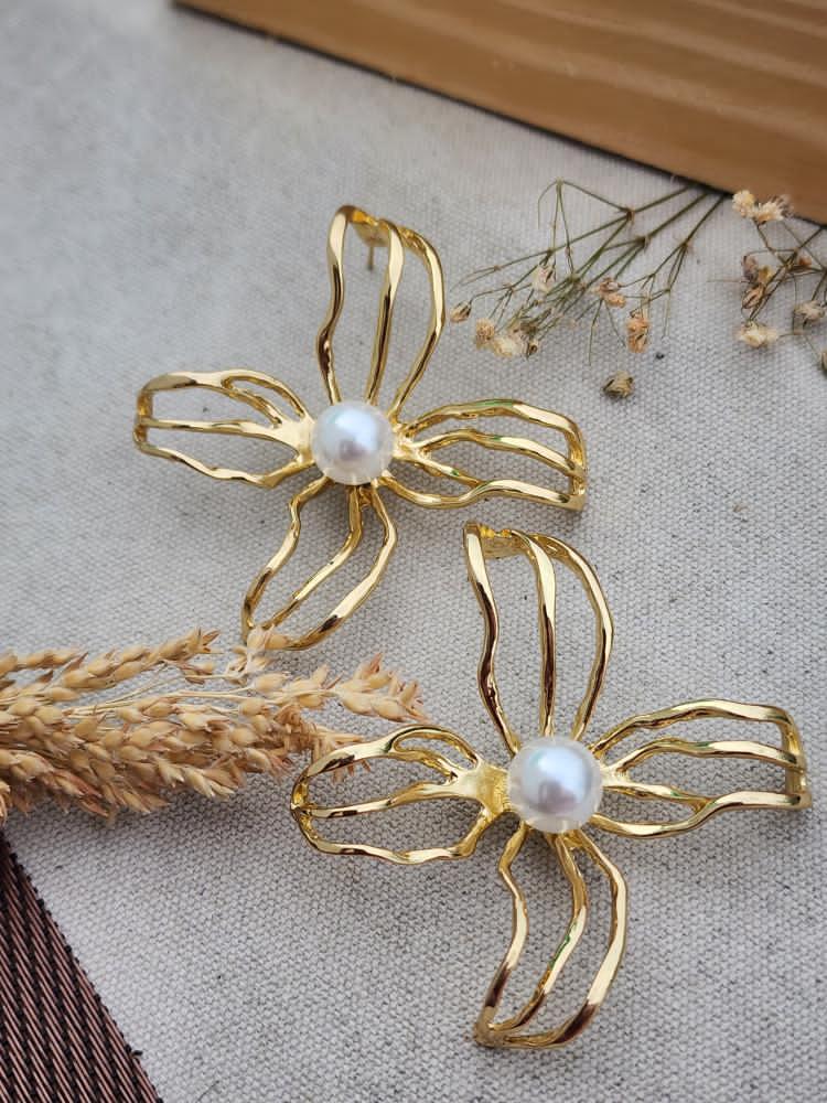 Statement Flower Earrings