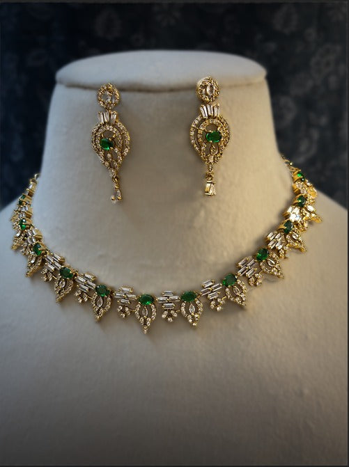 Emerald Naria Victorian Jewellery Set -New Arrival