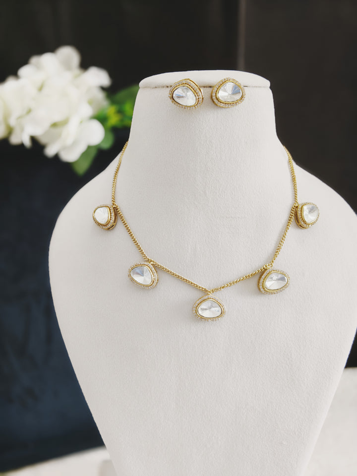 Moissanite Necklace Set