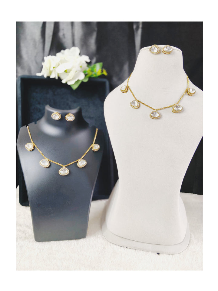 Moissanite Necklace Set