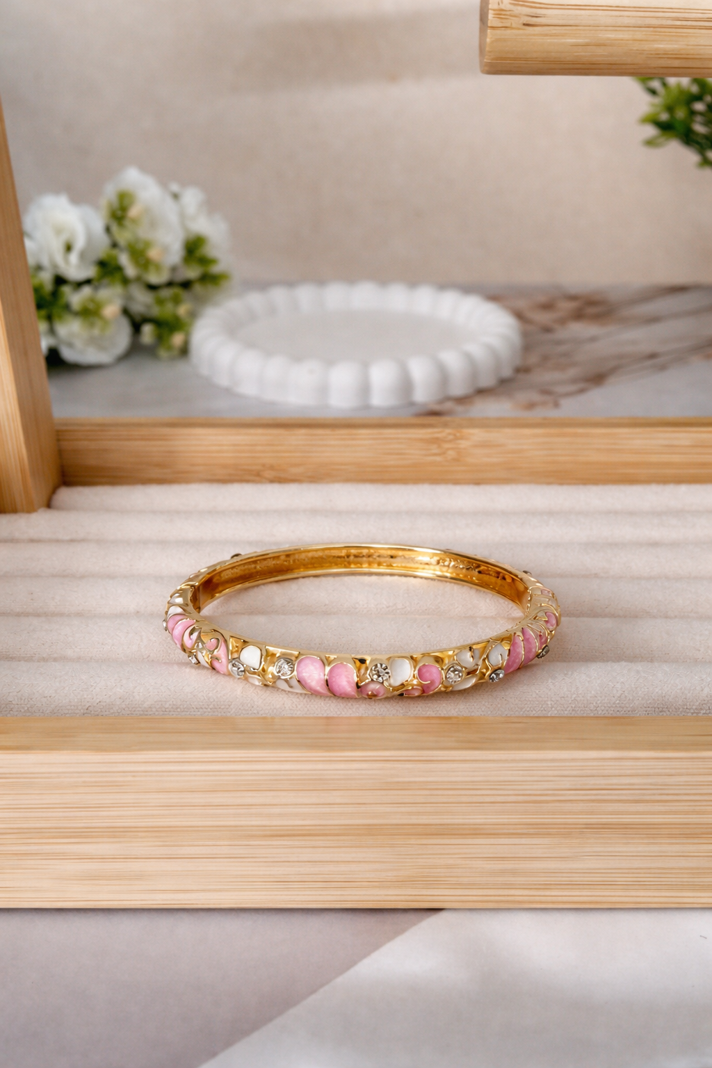 Retro Enamel Bangles, Pack of 2 – ₹623
