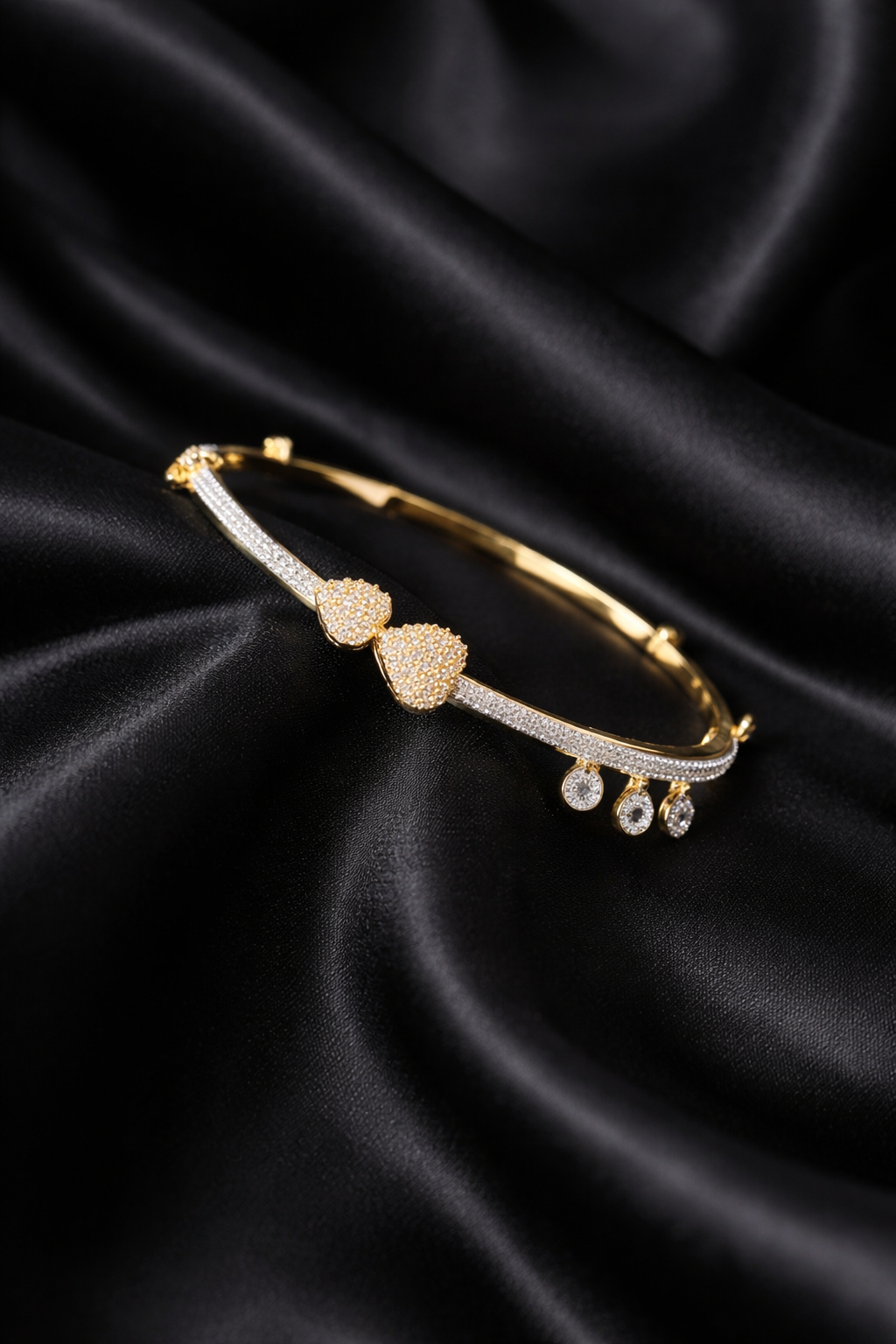 American Diamond Sleek Charm Bracelet