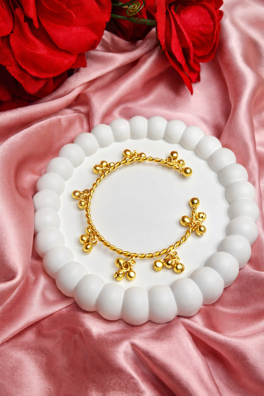 Kashmiri Ghoongroo Bangles Set (Set of 2).