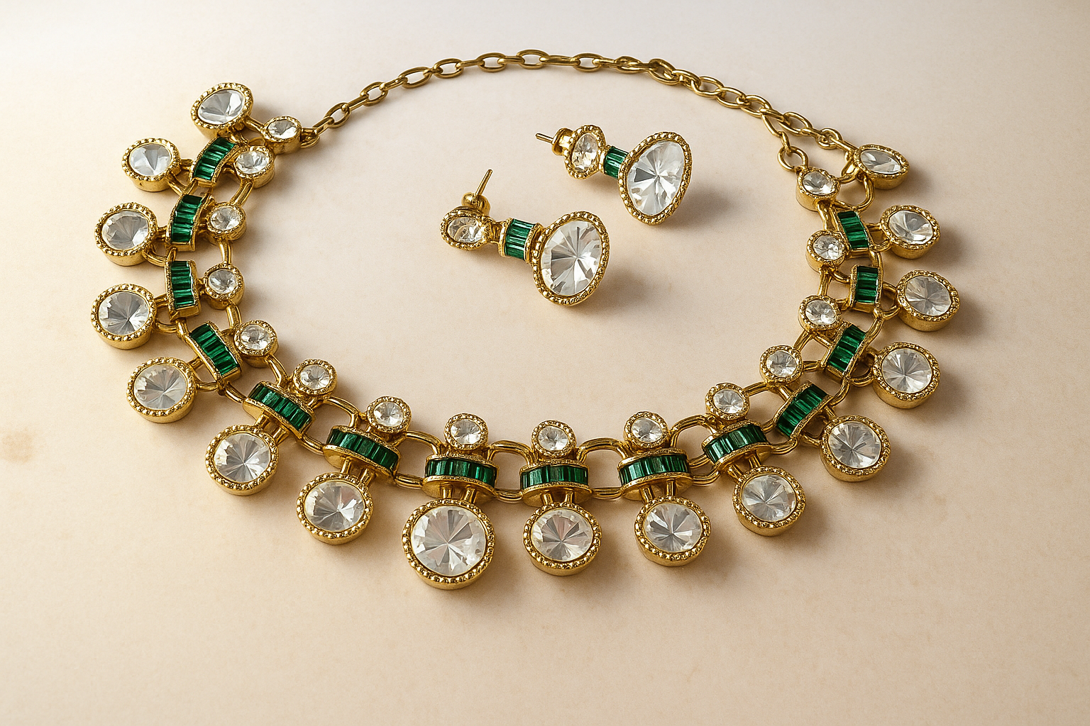 Mozoniate Brass Necklace