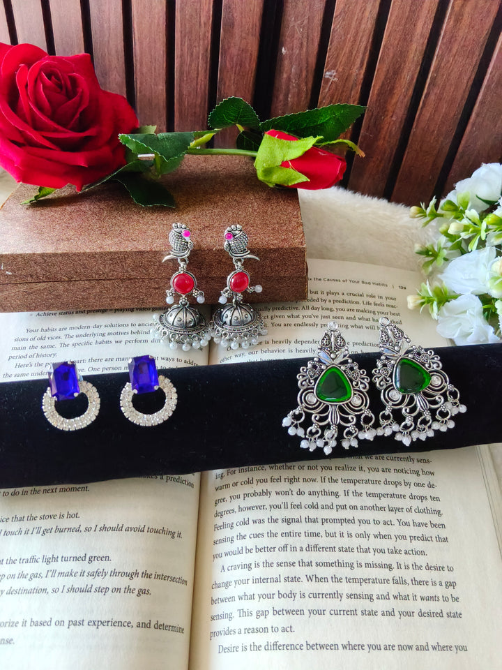Earring Combo Set : 1 – Pack of 3 pairs