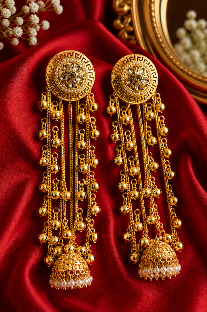 Kashmiri Long Earrings
