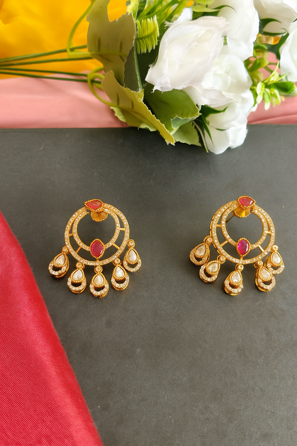 Minimal American Diamond Earrings