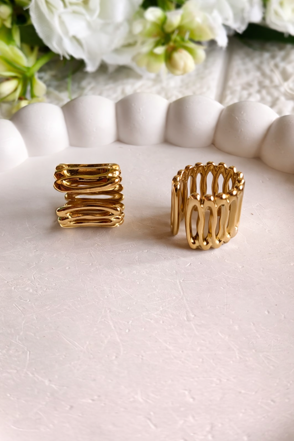 18K Gold Plated Anti-Tarnish Ear Cuffs