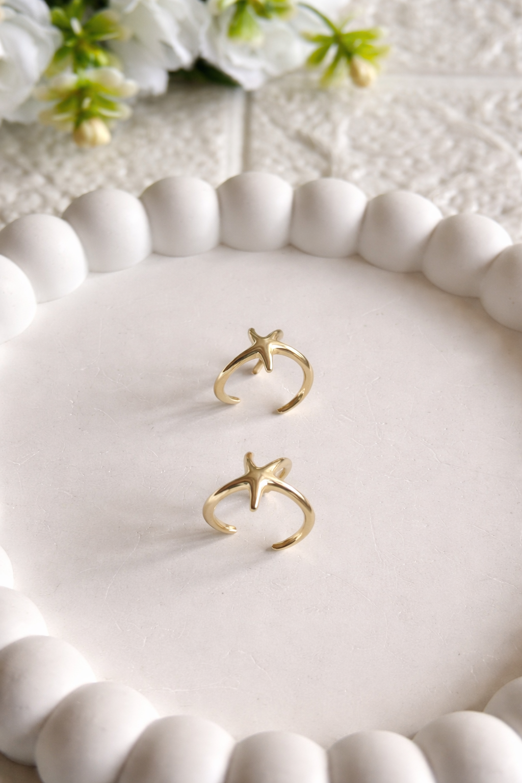 18K Gold Plated Anti-Tarnish Ear Cuffs
