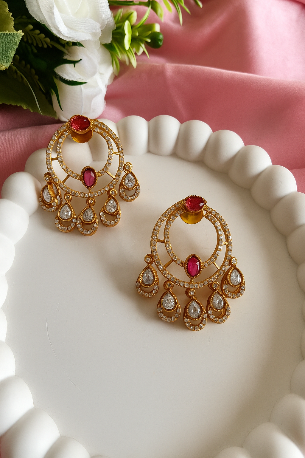 Minimal American Diamond Earrings