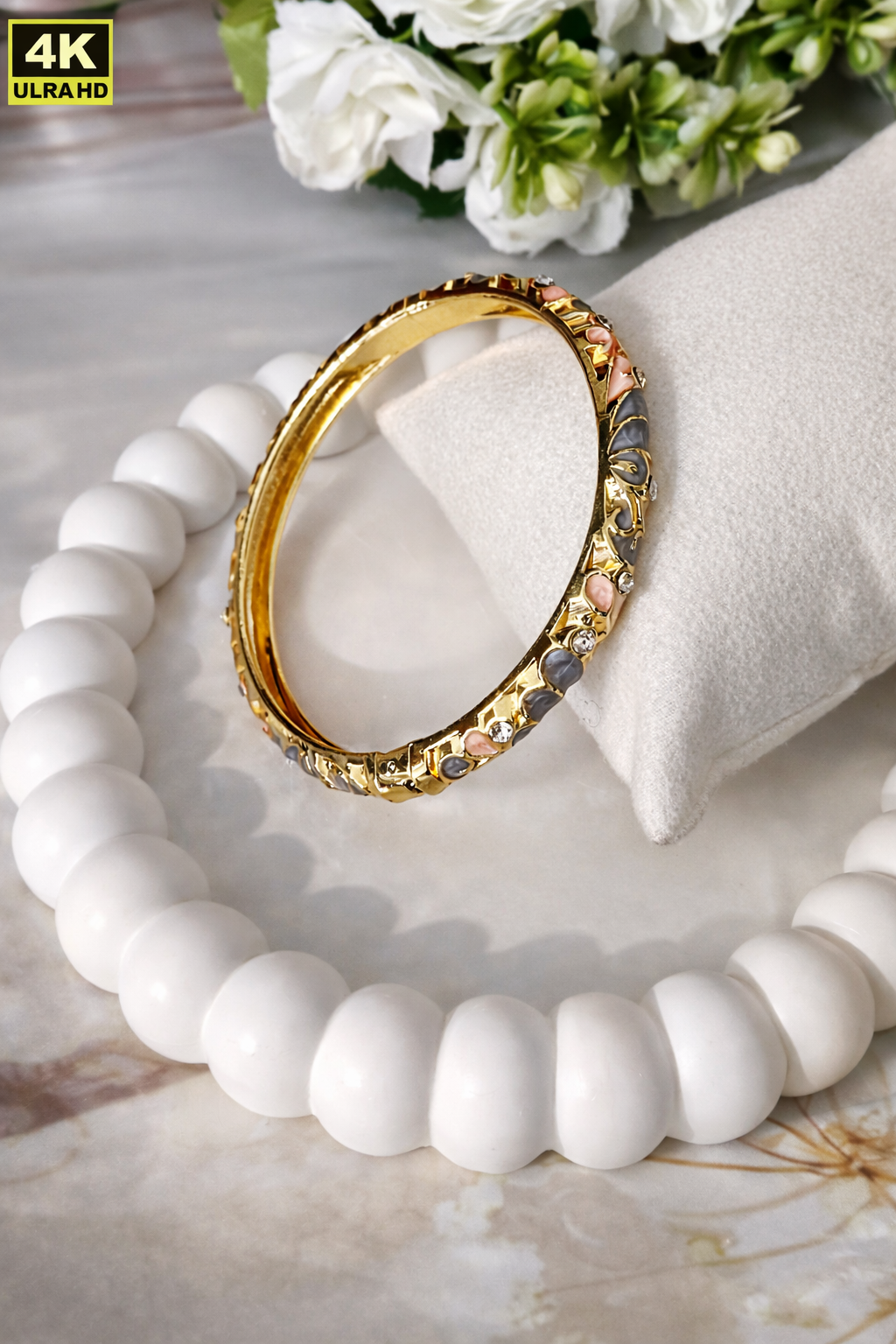Retro Enamel Bangles, Pack of 2 – ₹623