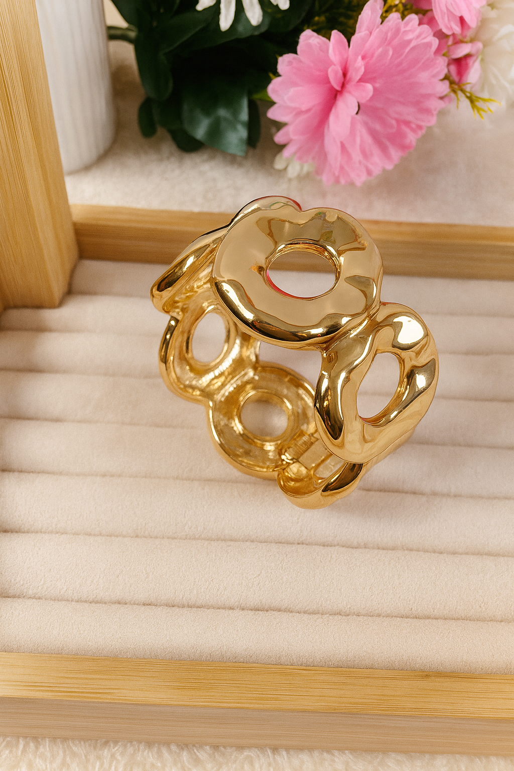 Bold chunky bracelets