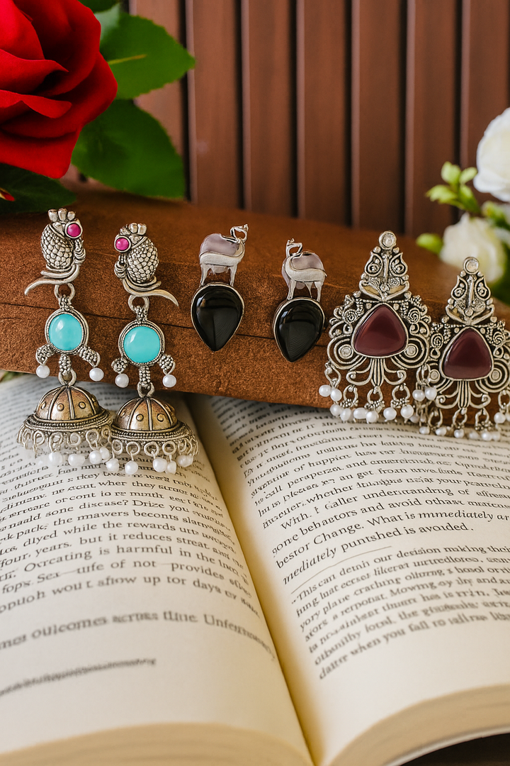 Earring Combo Set -2 – Pack of 3 pairs,