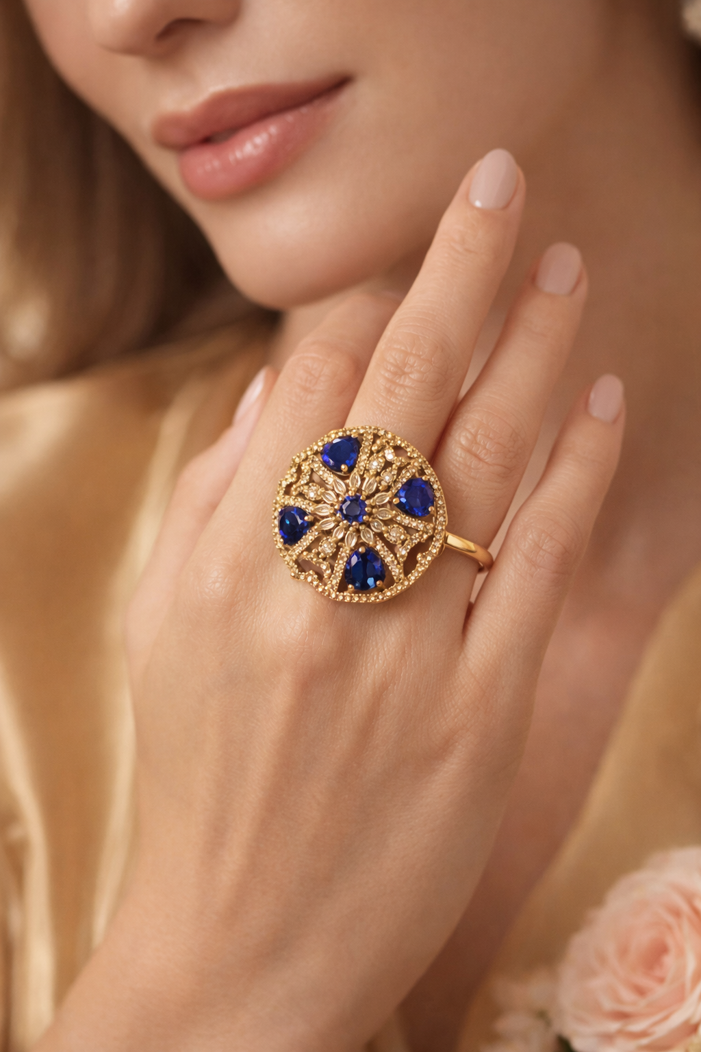 American Diamond Ring