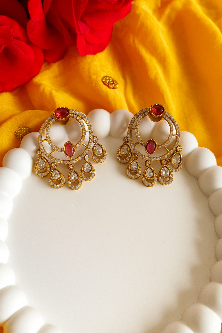 Minimal American Diamond Earrings