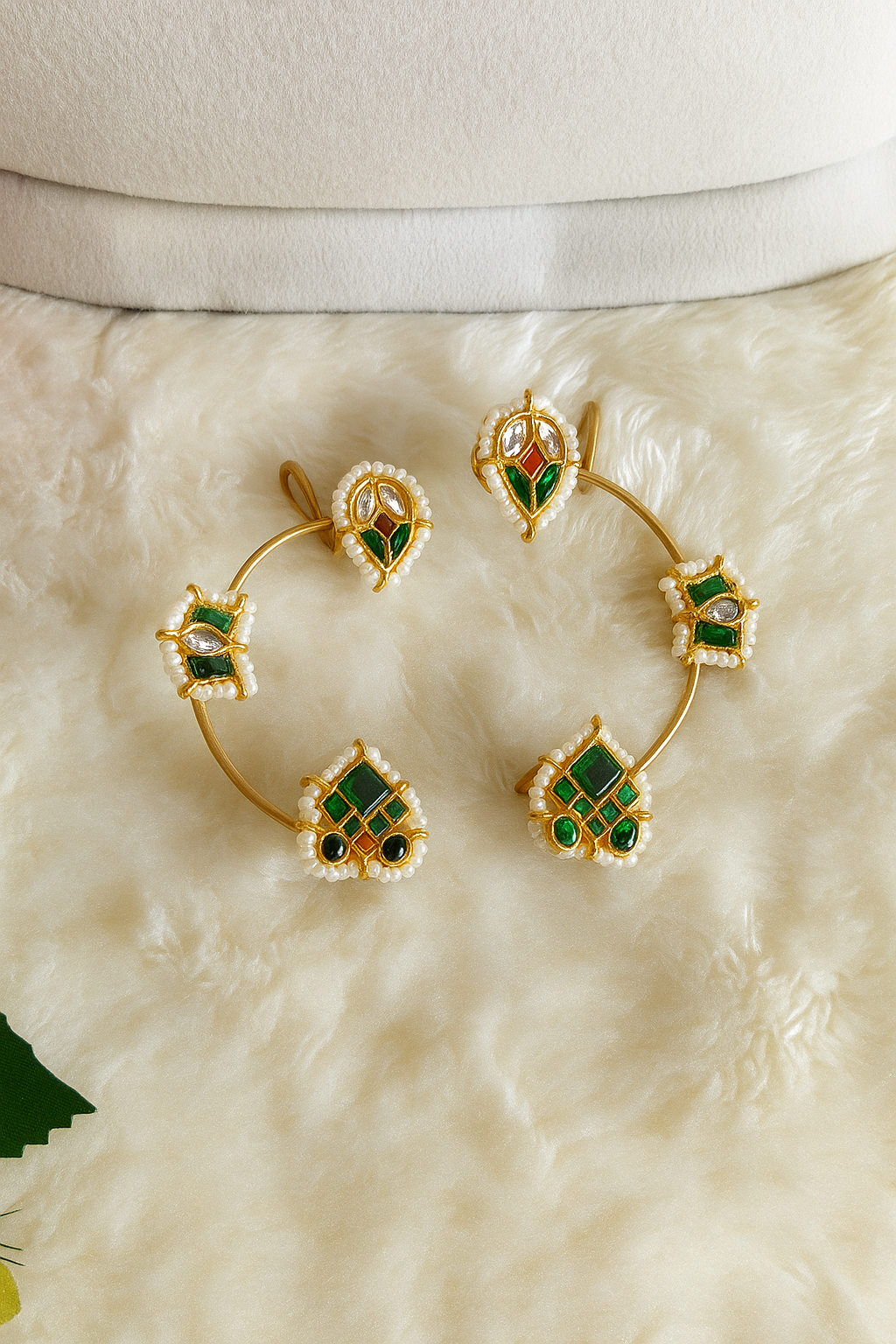 Brass Gold-Plated Earcuffs
