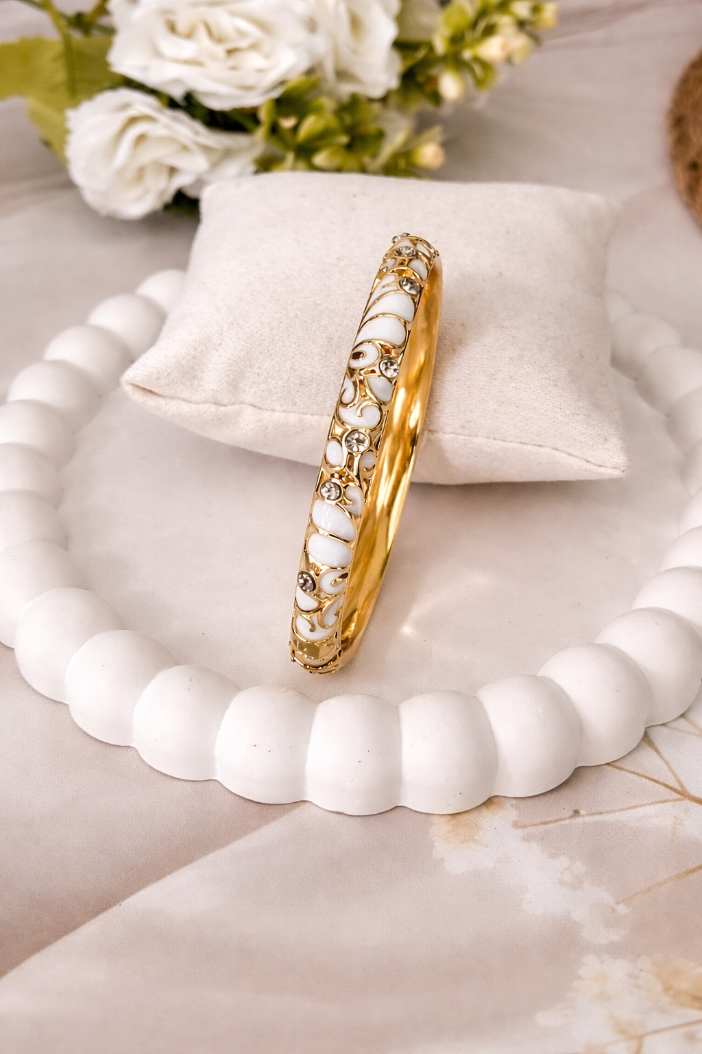Retro Enamel Bangles, Pack of 2 – ₹623