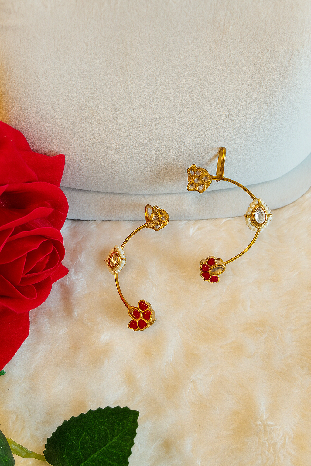 Brass Gold-Plated Earcuffs