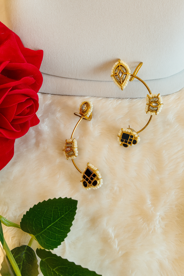 Brass Gold-Plated Earcuffs