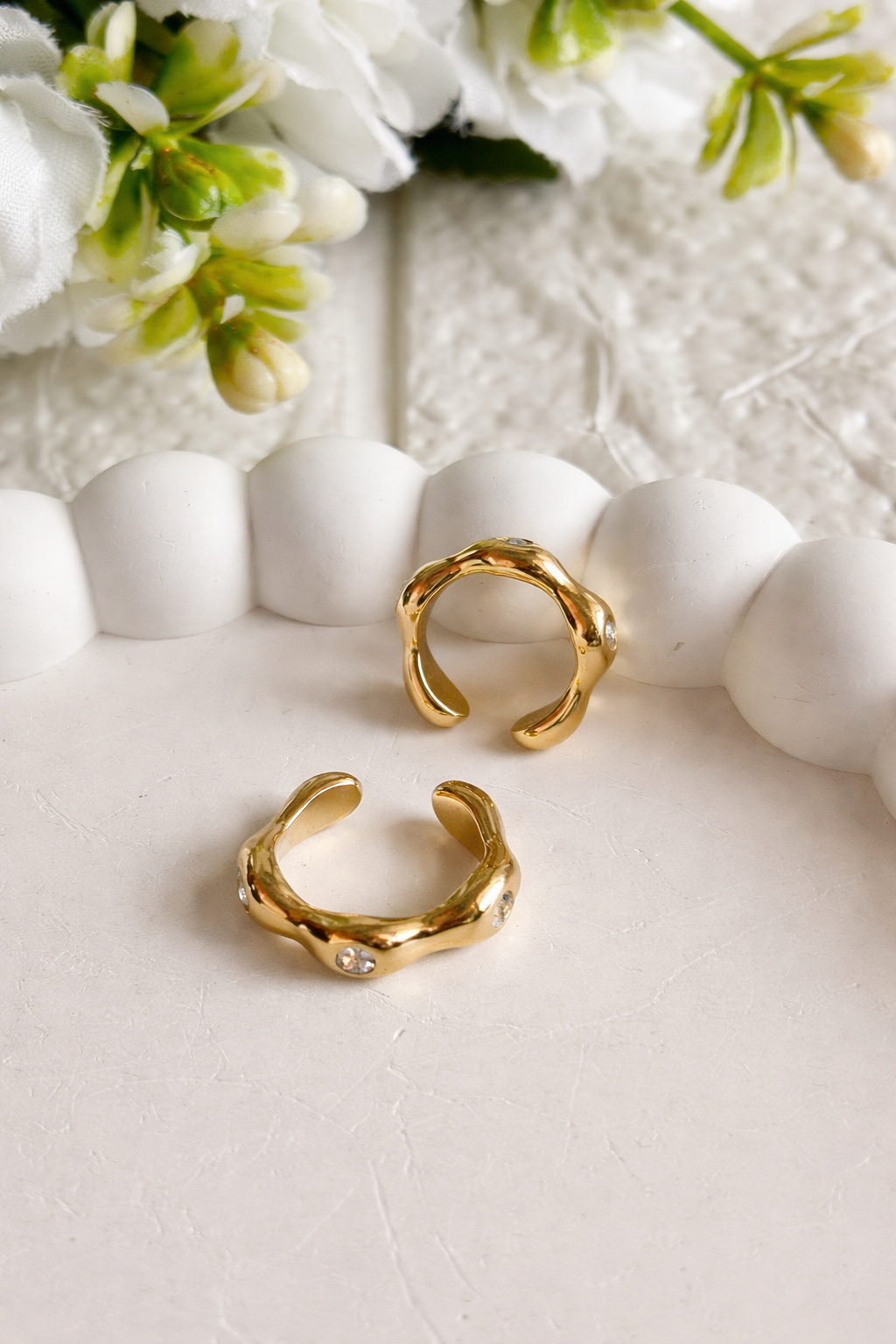18K Gold Plated Anti-Tarnish Ear Cuffs